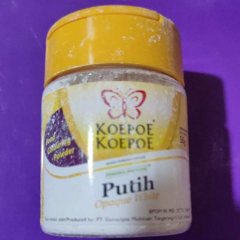 

PEMUTIH POWDER KUPU KUPU 50GR