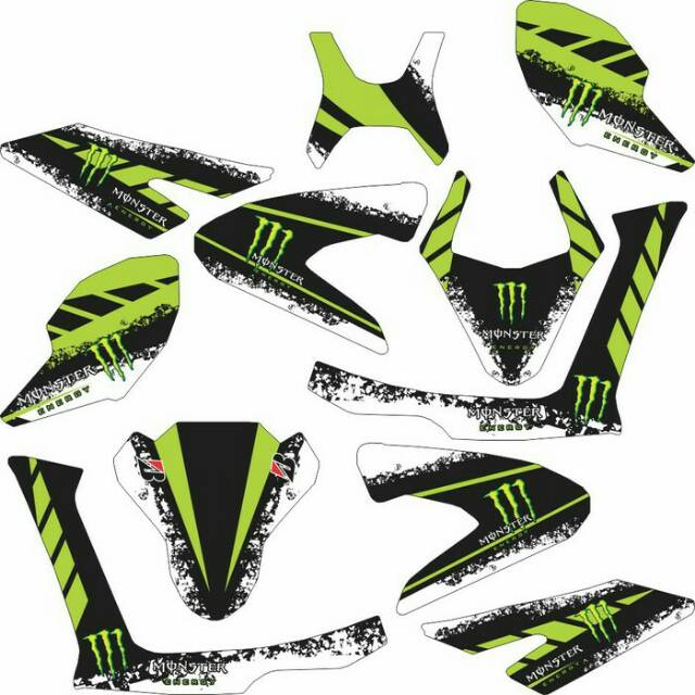 Sticker All New X-Ride 2017 Fullbody Monster