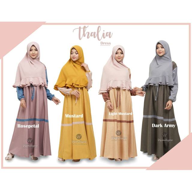 THALIA Dress By Urfimutiyaro/Gamis Thalia/Gamis Adem Katun Madina