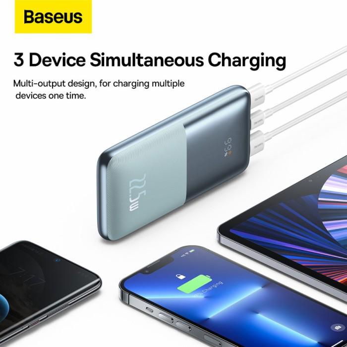 Baseus Powerbank Bipow Pro 10.000 mAh 22.5W - Quick Charging 3.0 USB Type C PD - Garansi Resmi 6 Bulan