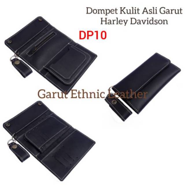 Dompet Kulit Panjang Pria Asli Garut Model Harley Davidson