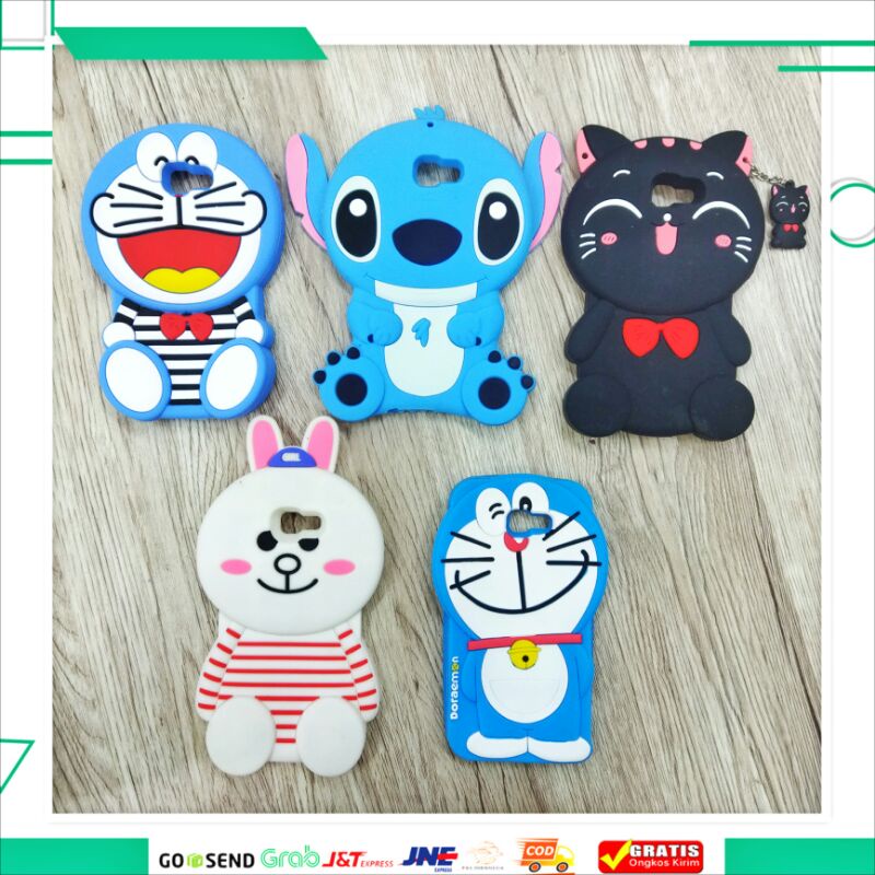 SoftCase Silikon Karakter 3D Samsung A3 2017/ A5 2015/ E4/ A7 2017/ A8 2015/ C9 Casing Karakter Lucu