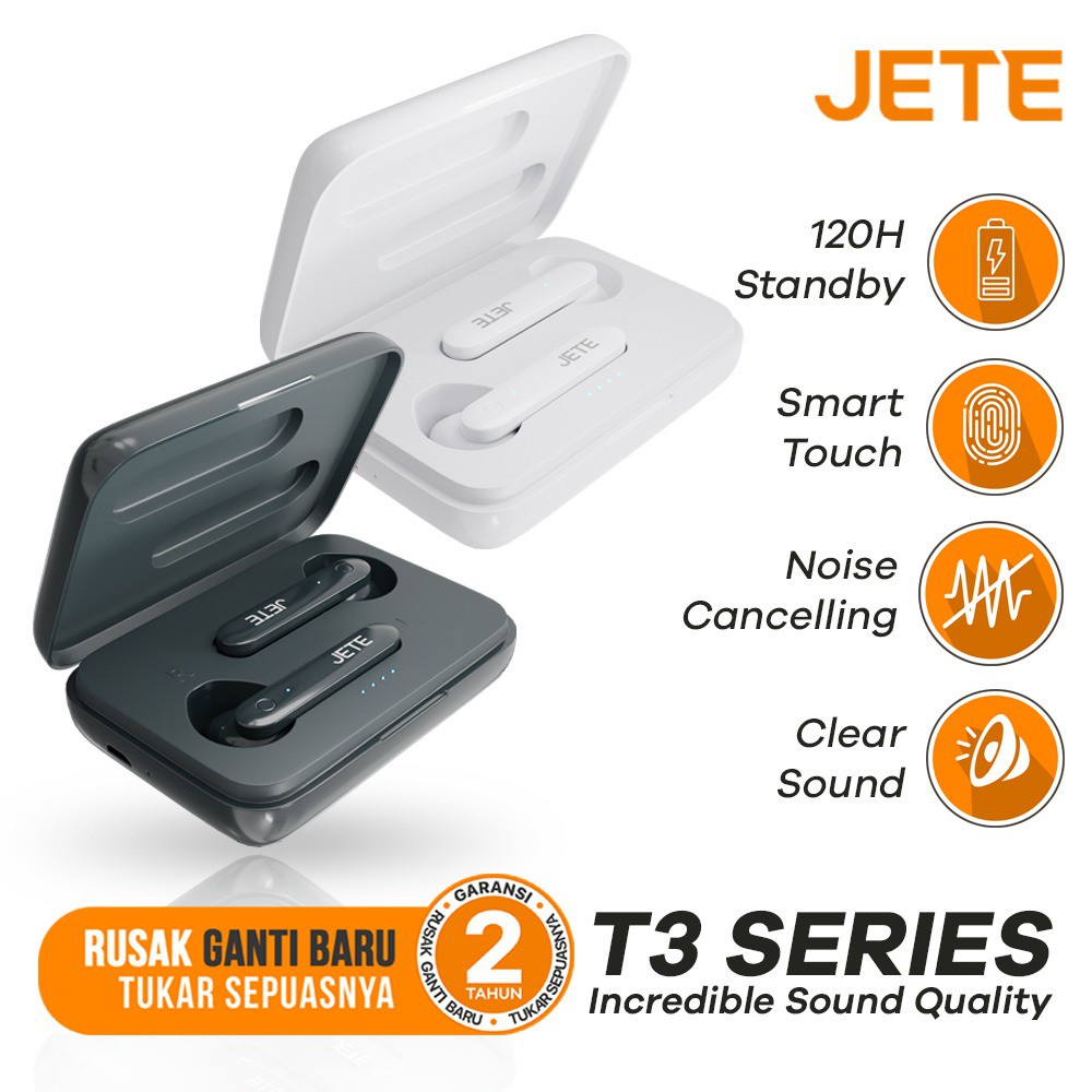 TWS - Headset Bluetooth - Earbuds JETE T3