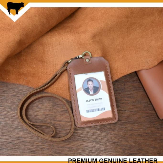 

Office & Stationery | Document Organizer | Gantungan Id Card Name Tag Card Holder Kulit Sapi Asli Handmade | Best Seller
