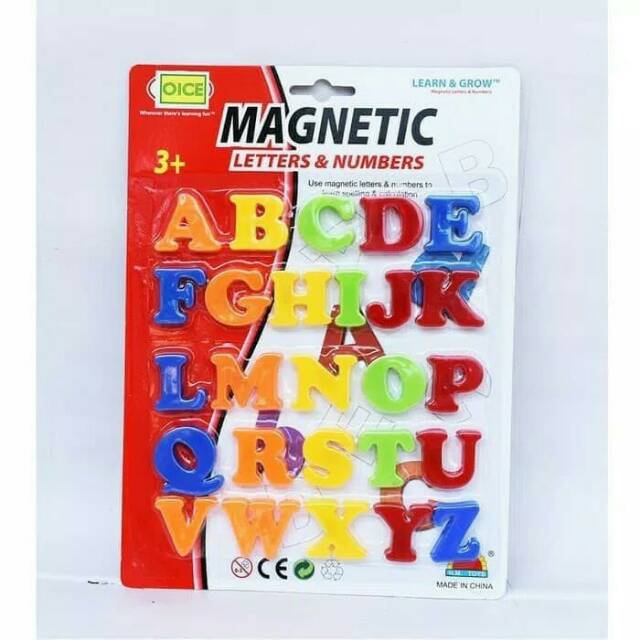 MAINAN ANAK MAGNET ANGKA HURUF MAINAN EDUKASI HURUF ANGKA MAGNETIC