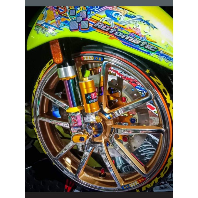 Bottom Shock Usd Depan BabyLook Tabung Yoshimura