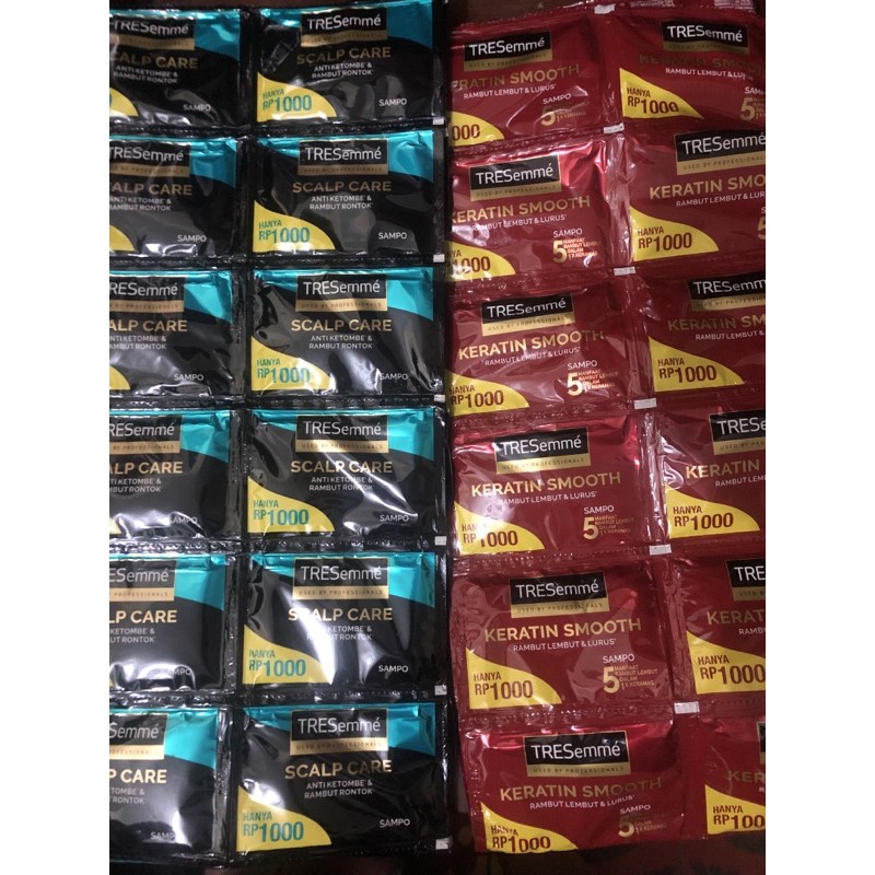 Tresemme Sampo 1 renteng isi 12 sachet