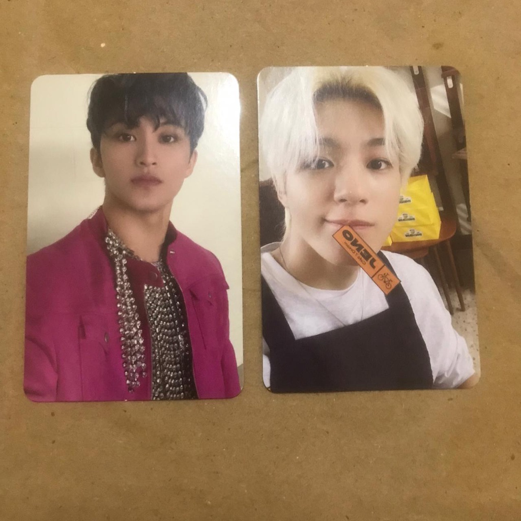 WTS Want to Sell Official Photocard PC NCT Dream Mark Chilling Ver Jeno Cafe Hot Sauce First Album