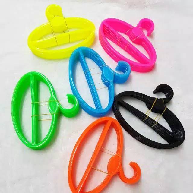 Hanger Jilbab (12Pcs) / Hanger Syal (Warna dikirim Random) / Gantungan Jilbab Gantungan Syal Gantungan Kerudung Hanger Kerudung