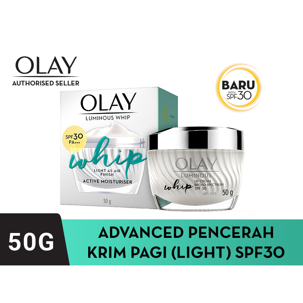 Olay Luminous Whip Active Moisturizer UV Cream Niacinamide Skincare Brightening 50g