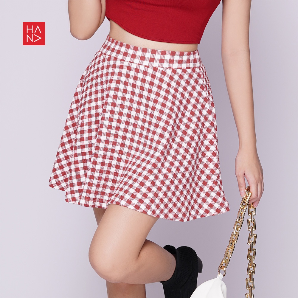 HanaFashion JKT - Yena Mini Skirt Printing Rok Mini Wanita Korea - SK175