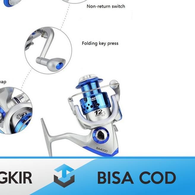 ➤ REEL PANCING YUMOSHI SA3000 ORIGINAL- FISHING REEL PENGGULUNG PANCING YUMOSHI ORI MURAH ✫