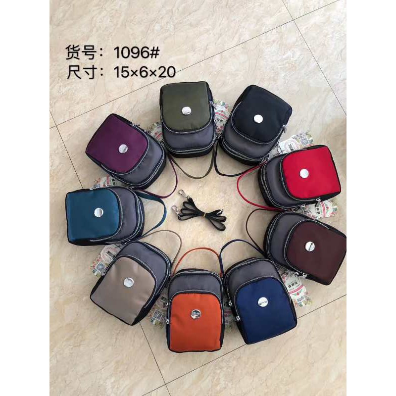 Tas Wanita Import Jinjing dan Selempang JIELANGSHI JIELSHI Mini JLS1096 1096 Funky Pop Color Bahan P