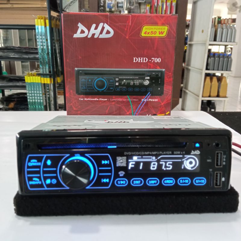 Head unit Mobil Single Din DVD Bluetooth DHD 700