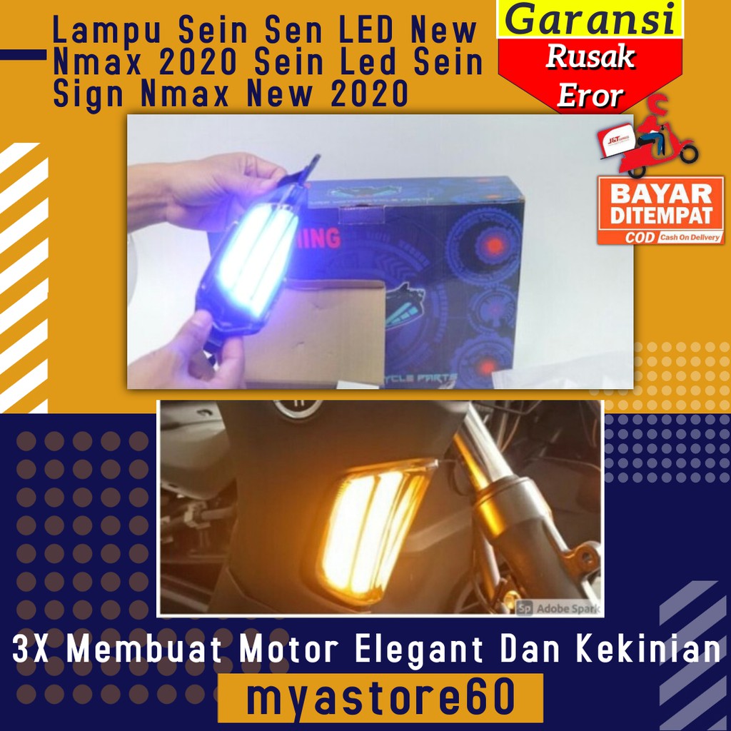 Lampu Sen Sein LED New Nmax 2020 Sein Led Sein Sign Aksesorisi Variasi Sparepart Nmax New 2020