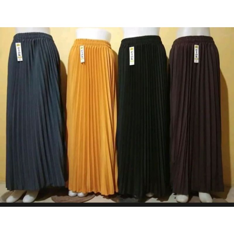 ROK PLISKET PREMIUM KEKINIAN MODIS/ROK PANJANG WANITA/ROK PLISKET WANITA MUSLIMAH