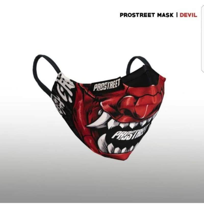 MASKER PROSTREET DEVIL INSIDE L | BLOOD FLOWER XXL ( SOLD OUT )