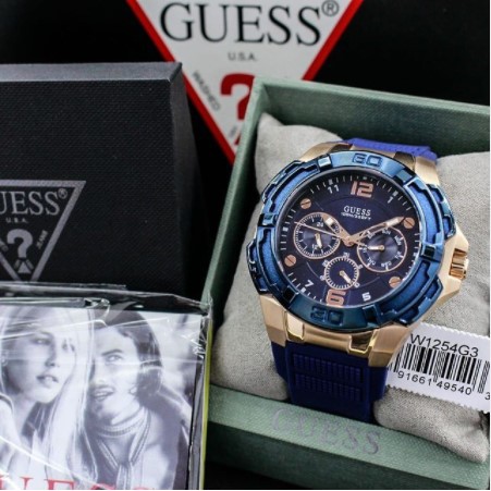 Jam Tangan Pria G*UESS RUBBER W1254G3 [ORIGINAL]