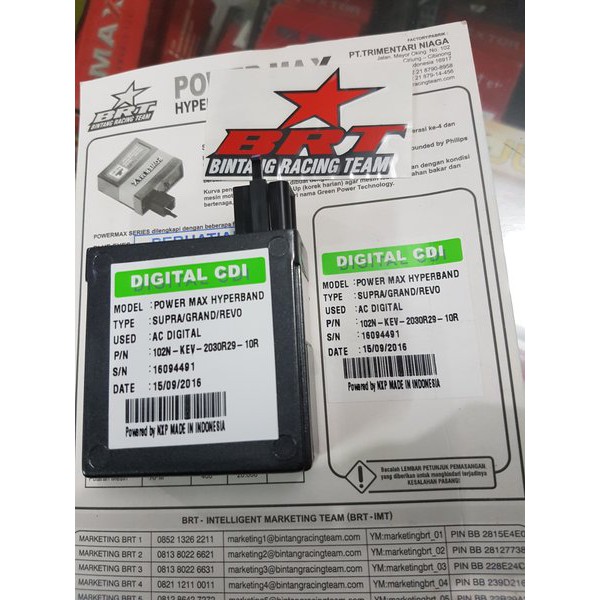 Cdi BRT Hyperband Supra / Grand RACING ORIGINAL ORI