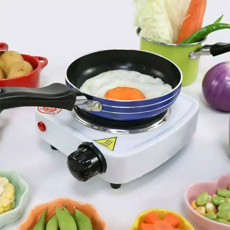 Kompor Listrik Mini 500w Hot Plate Kompor Listrik Super Multifungsi