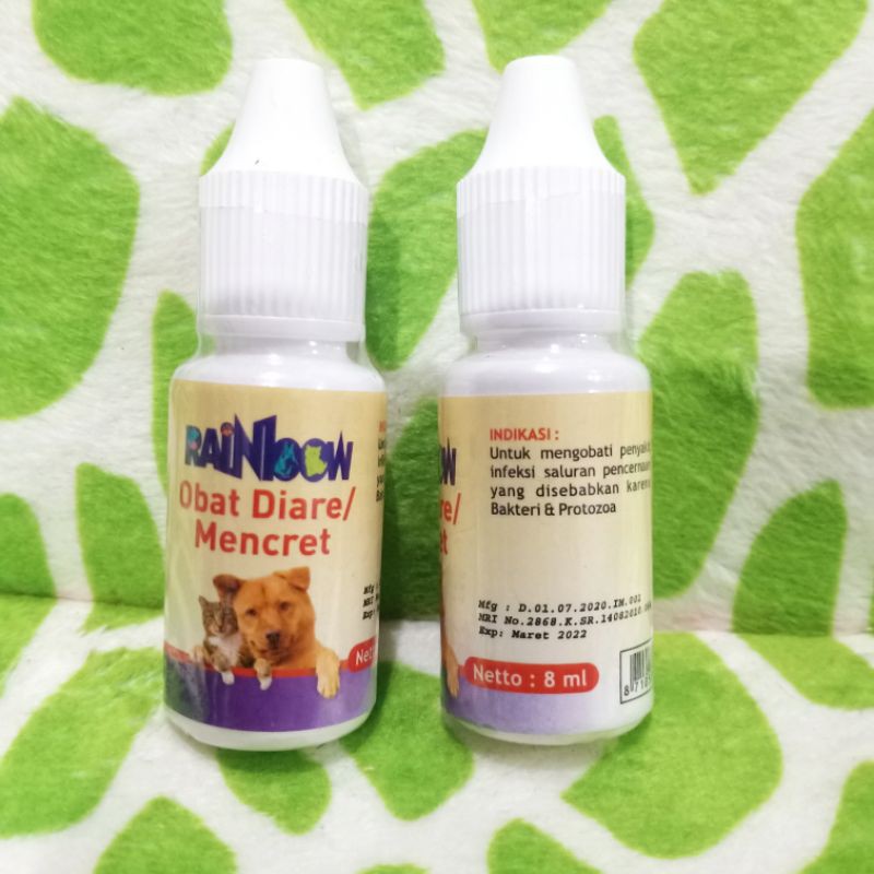 Rainbow Obat Diare Gangguan Pencernaan Kucing Anjing - Obat Diare Mencret