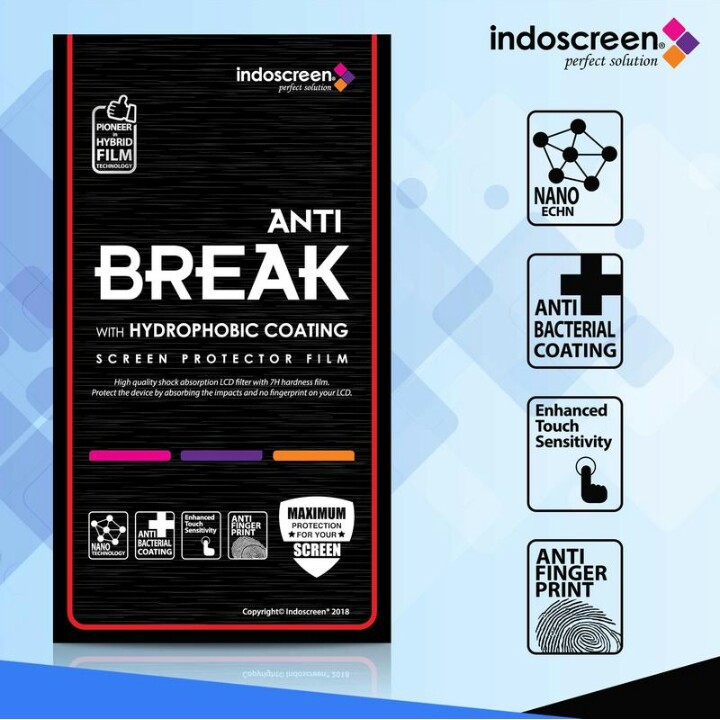 anti gores anti break nokia 3.1plus 6.1plus 8 6 5 3 2017 4.2/2.2 2019 indoscreen