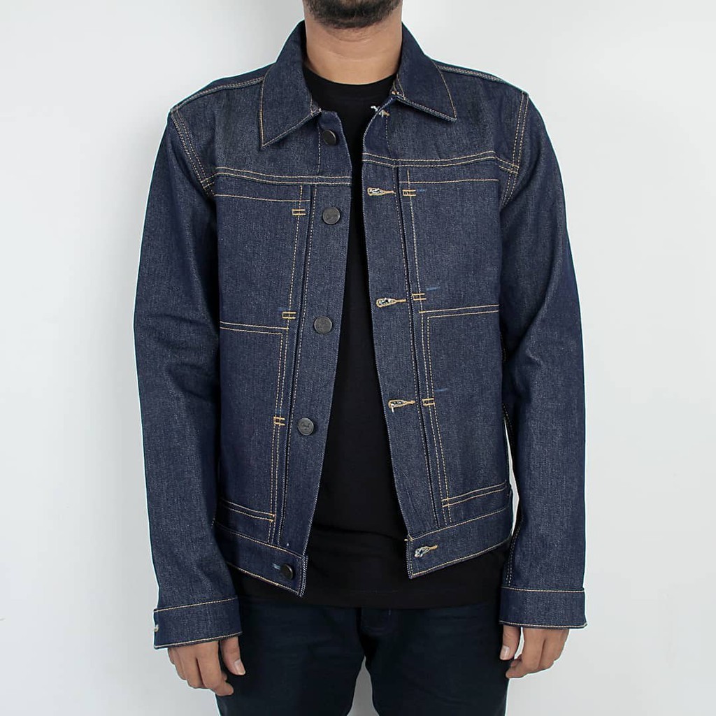 Jaket Denim Pria dan Wanita Oraqle UKIS DENIM