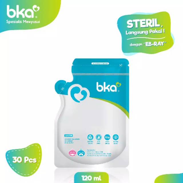 BKA Breastmilk Storage Kantong Asi 100 120 200 ml isi 30 pcs