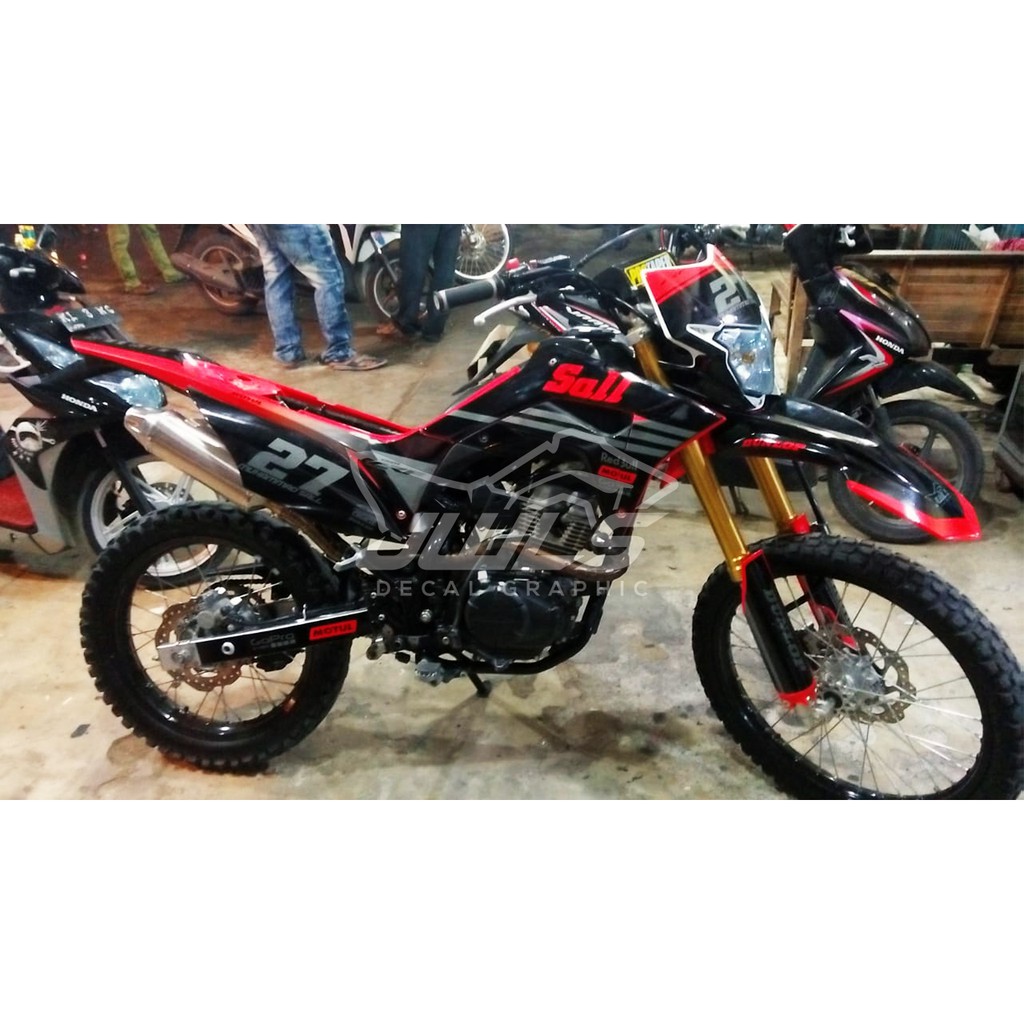 Decal CRF 150 L Custom Stiker Motor Full Body Bahan Orajet