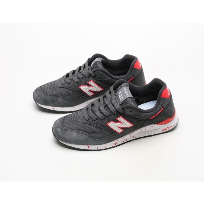 Sepatu Running NB 840 Grey Red PK Running Shoes