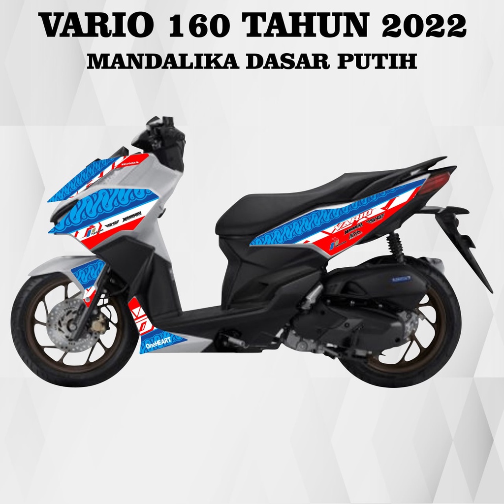 [COD] Stiker Sticker Striping Vario 160 Vario 160 2022 MANDALIKA PUTIH