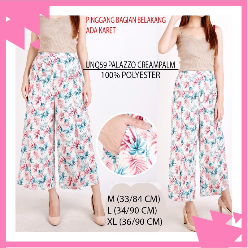 CELANA KULOT UNIQLO CULLOT FLARE PANTS (UNQ59)