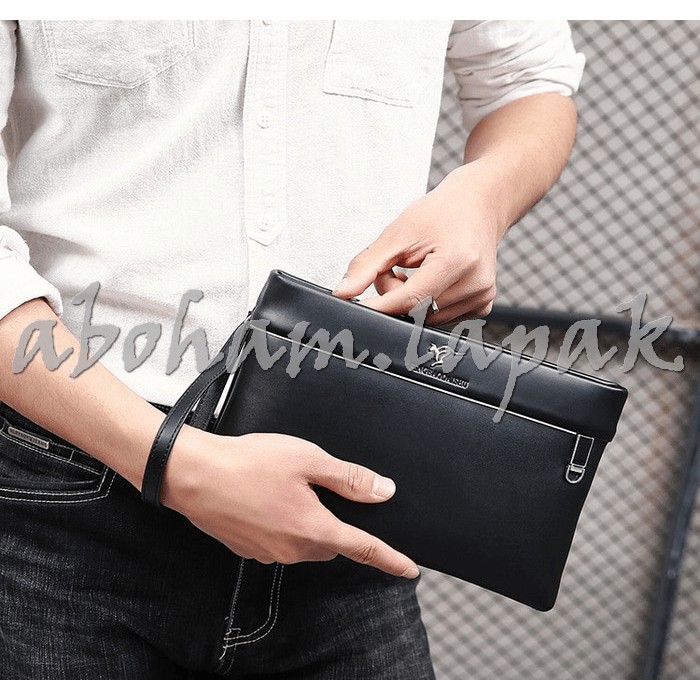 Handbag Tumi Pria/Wanita Leather Kunci Kode Tas Tangan Model Keki ME435 Hand Bag Clutch Kulit Impo