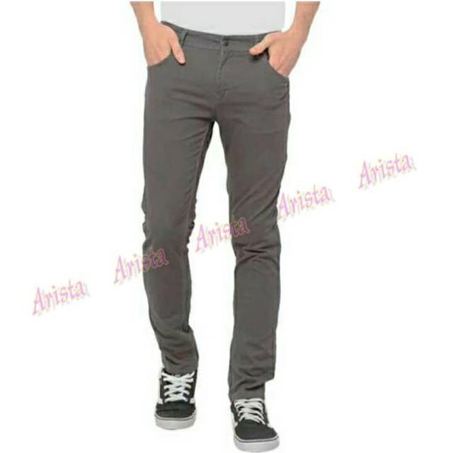 POPULER Celana Chino Bahan Adem Nyaman Cocok Buat Musim Dingin GAYA COWOK POLO KASUAL FORMAL Size 27