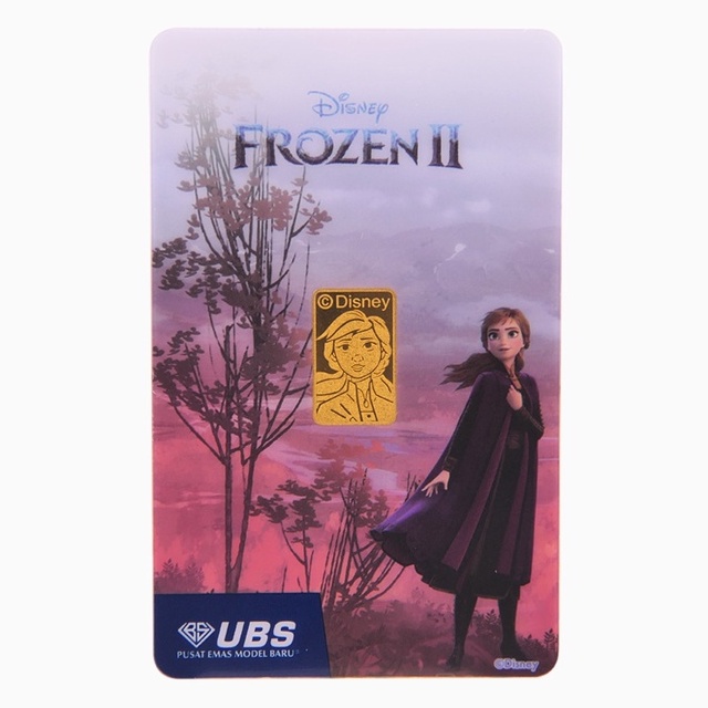 DISNEY FROZEN ANNA UBS GOLD