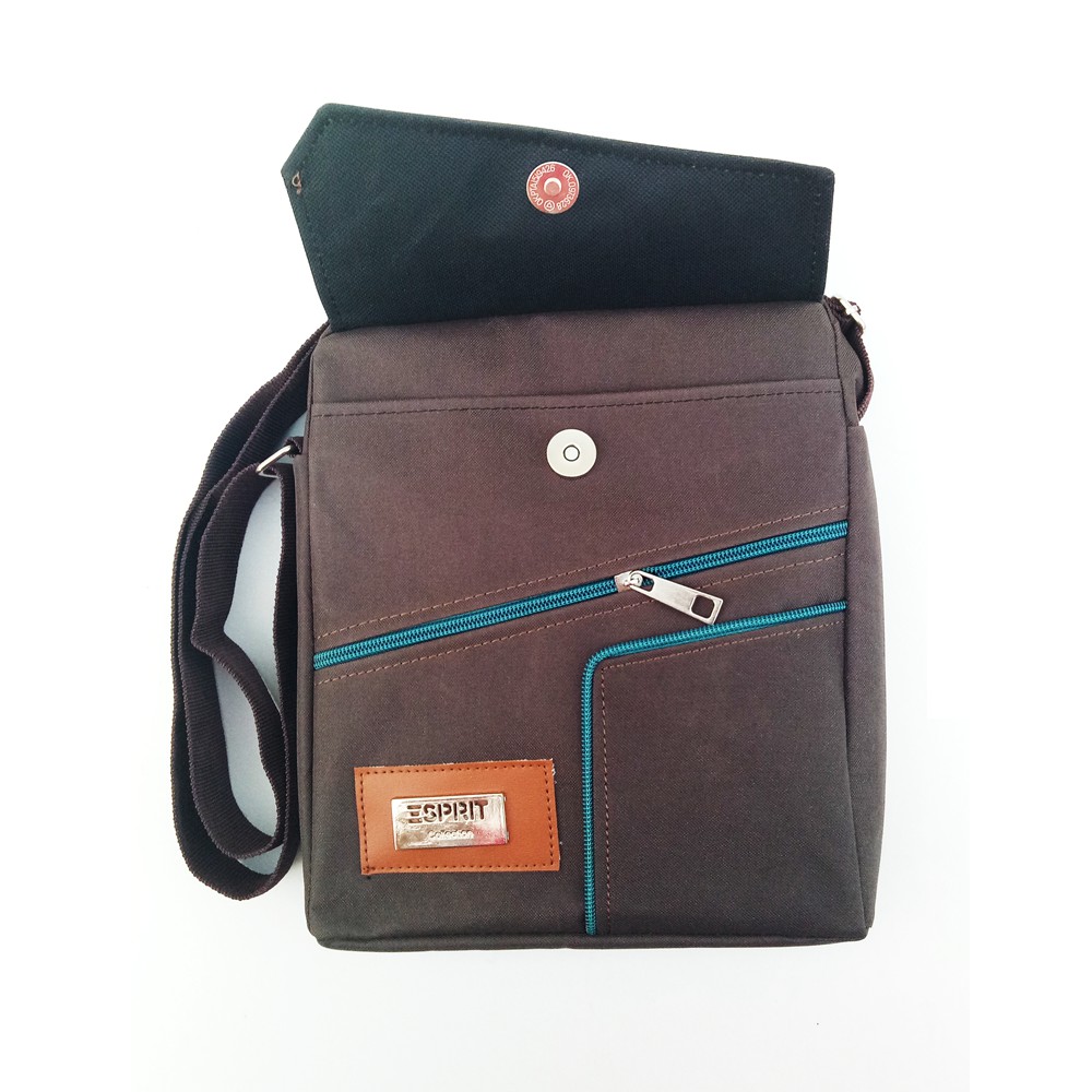 FIURI - Tas Selempang Kanvas - Sling Bag Kanvas - Tas Slempang Pria - Sling Bag Pria Wanita