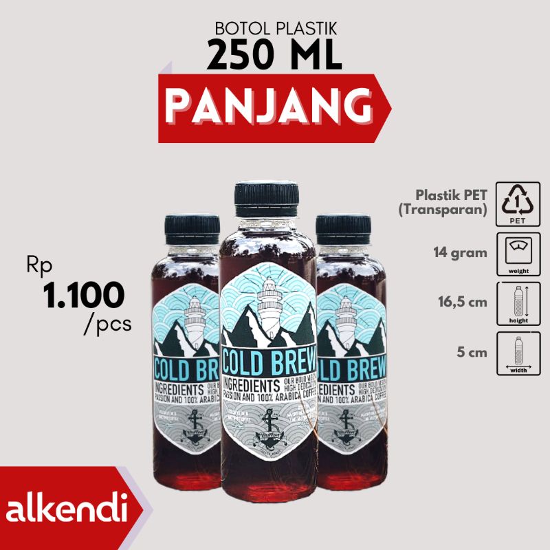 BOTOL PANJANG 250 ML