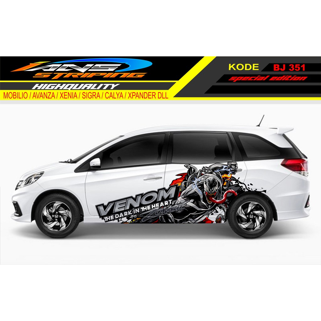 DECAL STICKER MOBILIO / STIKER MOBILIO / STICKER MOBIL / STIKER VARIASI MOBIL / STIKER MOBIL TERBARU