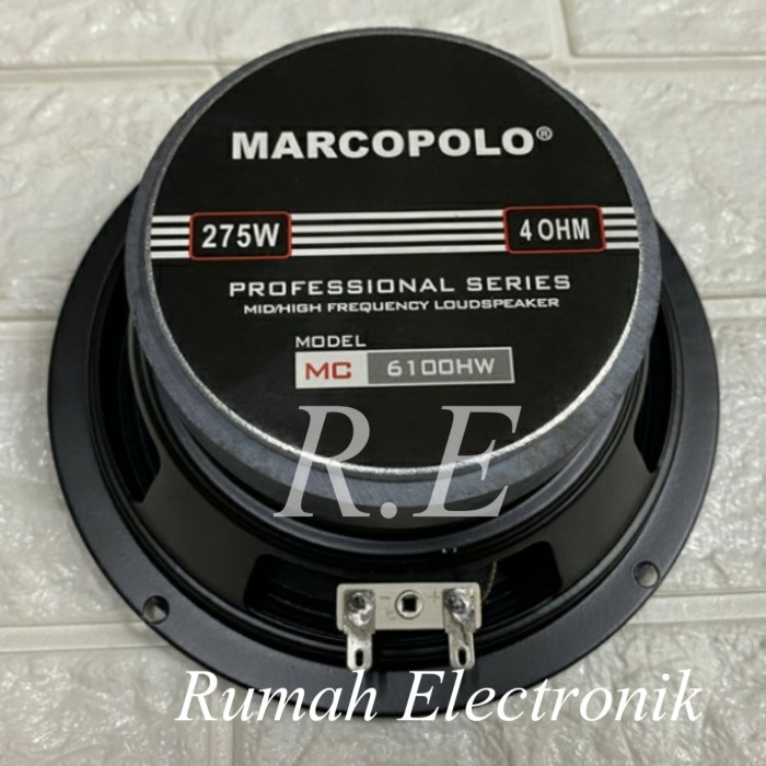 Komponen speaker full range 6 inch marcopolo mc-6100hw
