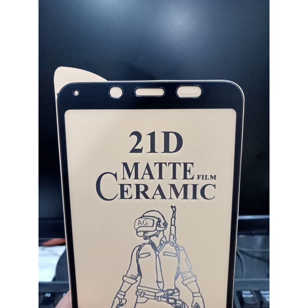 CMF Ceramic Matte Redmi 3 4A 6 6A 7A 9 9A 9C Full Screen Anti Gores Keramik Full Layar Anti Minyak