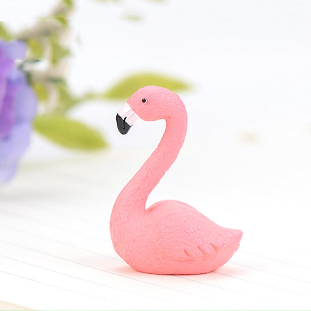 [Elegan] Patung Flamingo Kantor Resin Pernikahan Kerajinan Miniatur Patung Hewan