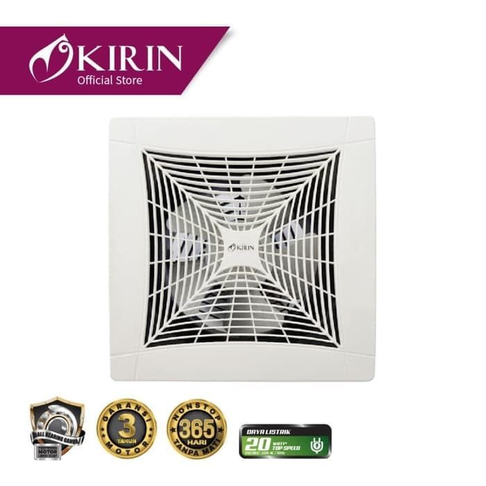 KIPAS PENGHISAP/EXHAUST FAN KIRIN 10 Inch KXF-10N1