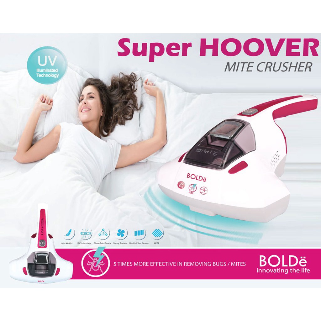 BOLDE Super Hoover Mite Crusher / Vacuum Cleaner Pembasmi Tungau