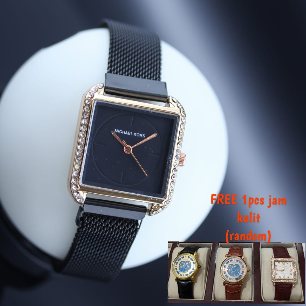 JAM TANGAN WANITA / JAM TANGAN CEWEK / JAM TANGAN MURAH / JAM MK MAGNET FREE RANDOM