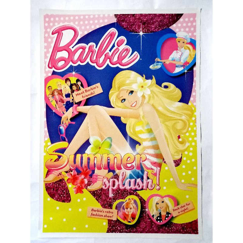 POSTER BARBIE UKURAN BESAR 50 × 70 cm