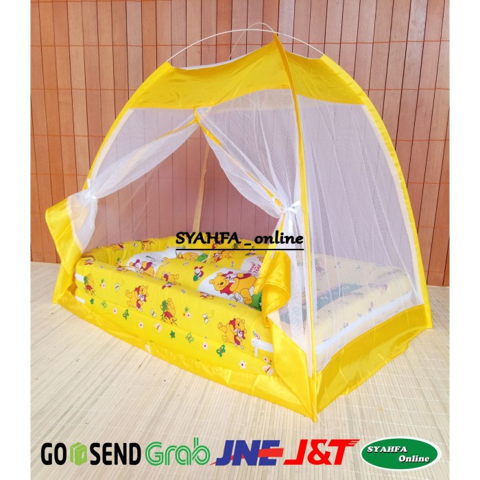 Kasur Bayi Set Kelambu Nyamuk Ready stok Termurah Kasur bayi kelambu tenda Lokal Anti nyamuk Kelambu