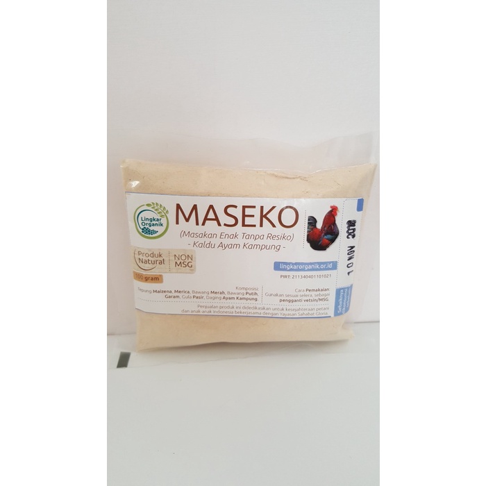 

NEW MASEKO REFIL PLASTIK Kaldu Ayam Kampung non MSG 100gr