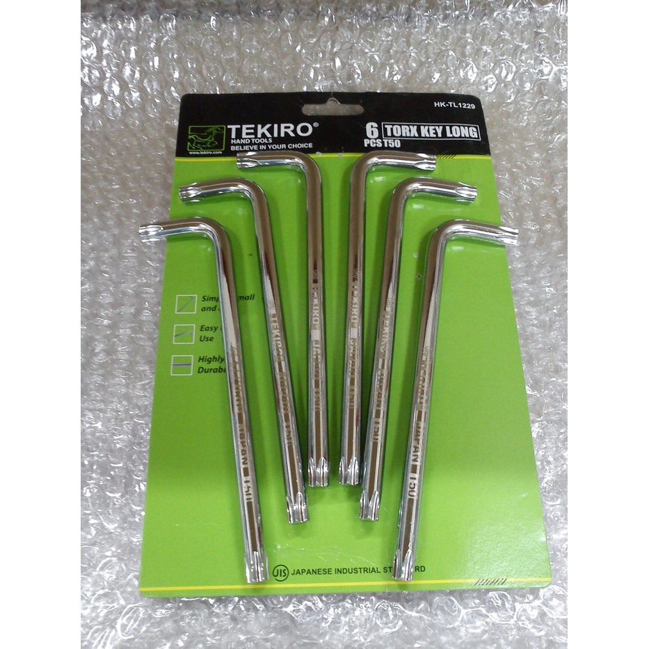 Kunci L Bintang T50 Tekiro - Kunci Belimbing T50 Tekiro - Kunci L Tekiro Cakram