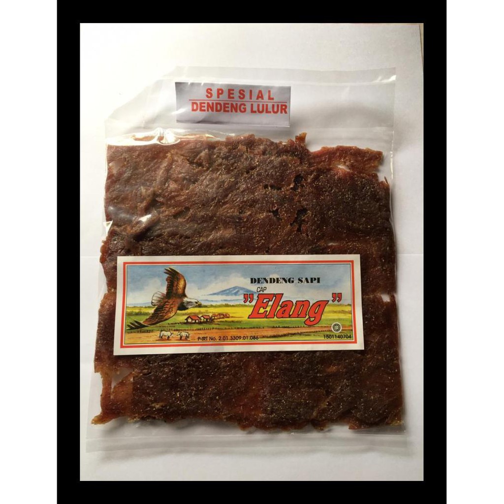 

TERBARU! DENDENG SAPI SPESIAL DENDENG LULUR CAP ELANG ORIGINAL 250 GR PROMO - MANIS MURAH