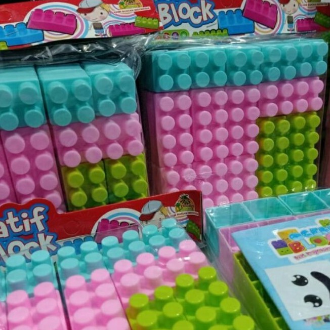 Lego Block Susun Building Balok Kreatif Block besar - Isi 28 Pcs-5